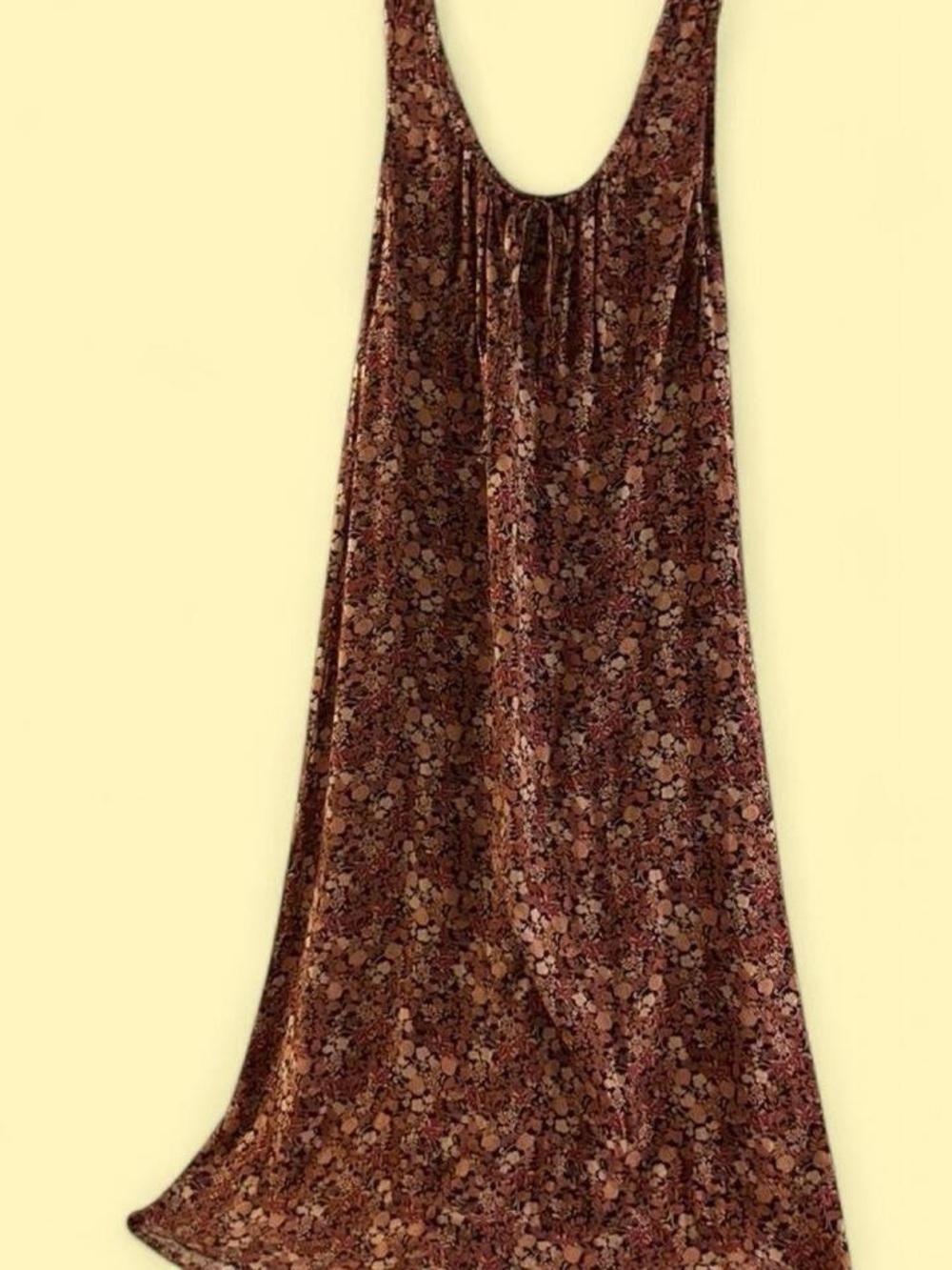 Old Navy Burgundy Floral Maxi Dress